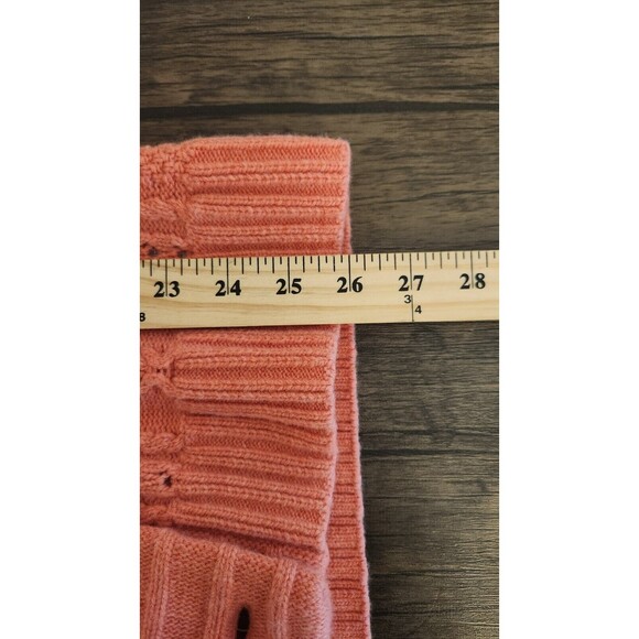 Fossil Womens Cableknit Cardigan Wool Cashmere Blend Shawl Collar Extra Small - Picture 8 of 10